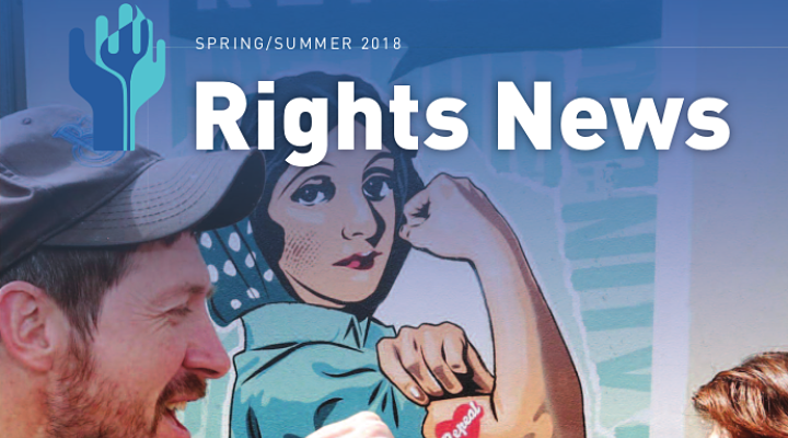 Cover of ICCL Rights News Spring/Summer 2018